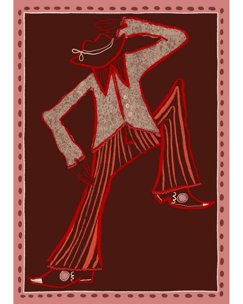 "I Didn't Put On My Bouclé Shirt for Nothing!", Print