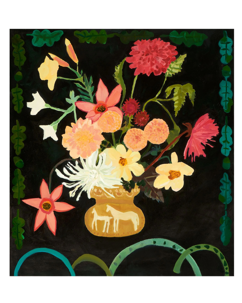 Foals Flowers, Print
