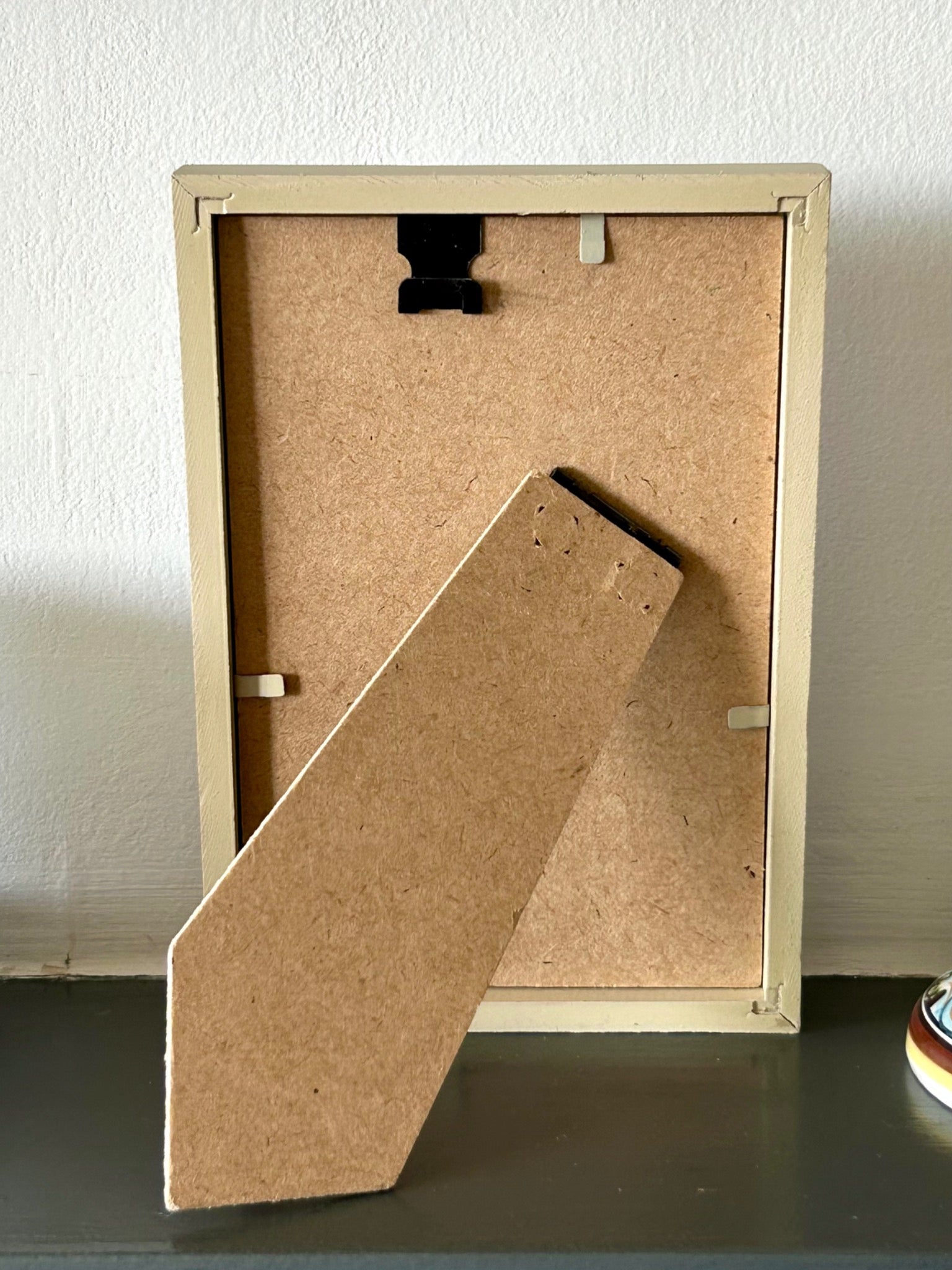 Hand Painted Folk Photo Frame, Cream