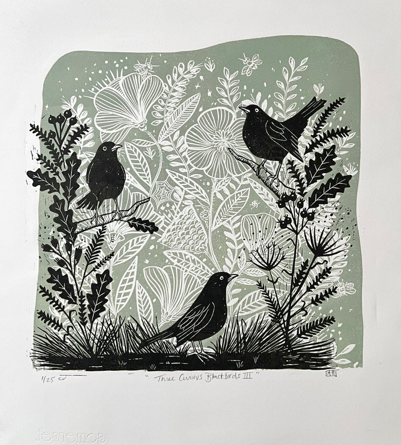 Three Curious Blackbirds, Original