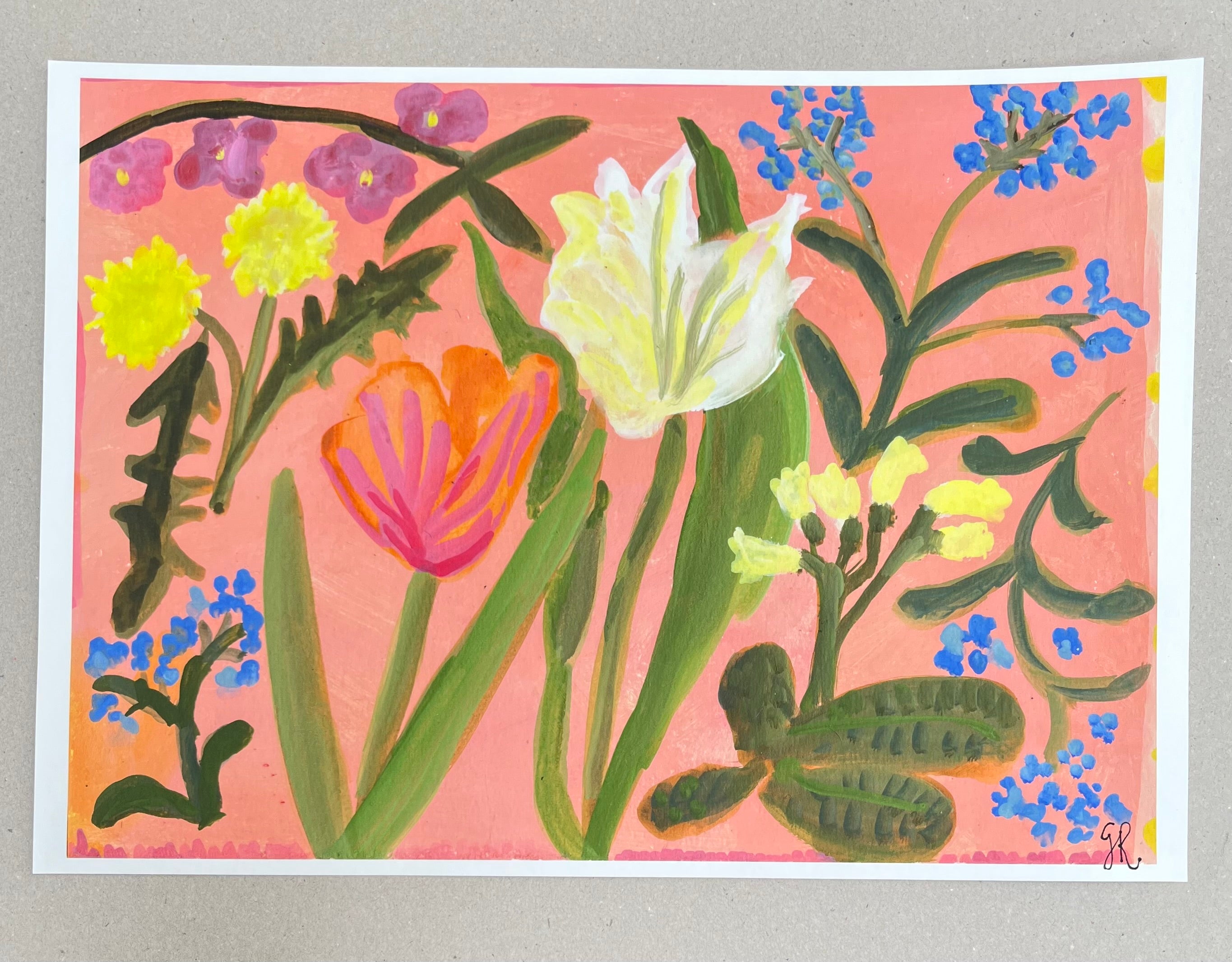 Joy Spring Flora, Print