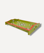 Lime Green - Hand Painted Wooden Tray