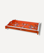 Orange - Hand Painted Wooden Tray