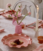 Pink Ripple Plate