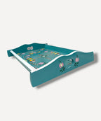 Teal - Hand Painted Wooden Tray