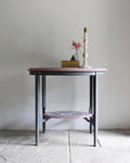 Grey and Pink Folk Floral Table